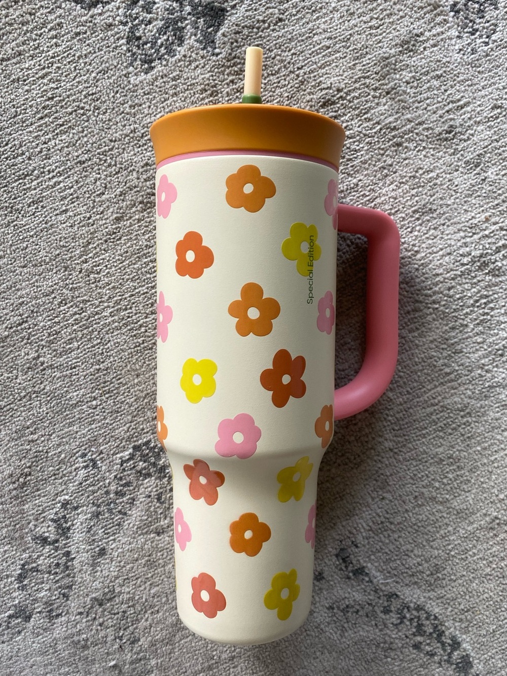 Owala Color Drop Special Edition Petals for Peace 40 oz Tumbler